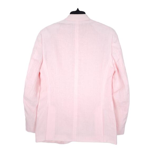 Bar III Men's Slim-Fit 100% Linen Suit Jacket Pink 40R NWT - Picture 3 of 7